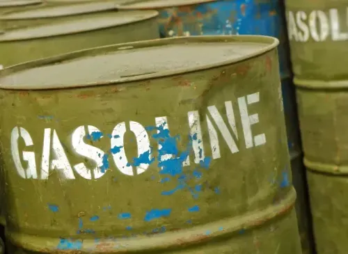 Barrels of gasoline
